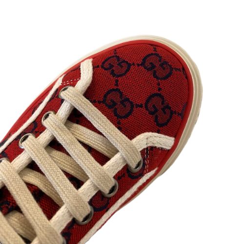 Zapatillas Gucci Tennis 1977 High Top GG "Roja" + CAJA - Imagen 3