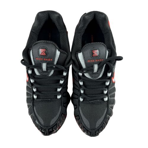 NIKE SHOX TL "Negro Rojo Universitario" - Imagen 3