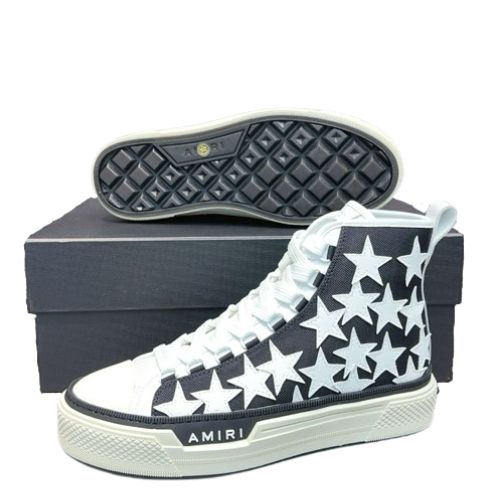 AMIRI Stars Court High "Negro y Blanco" + CAJA - Imagen 3
