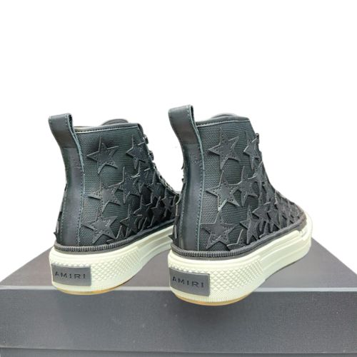 AMIRI Stars Court High "Negro" + CAJA - Imagen 2