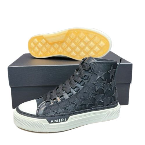 AMIRI Stars Court High "Negro" + CAJA - Imagen 3