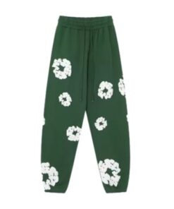 Pantalón Buzo DENIM TEARS "Verde Oscuro" Algodón