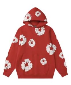 Polerón DENIM TEARS "Rojo" Algodón