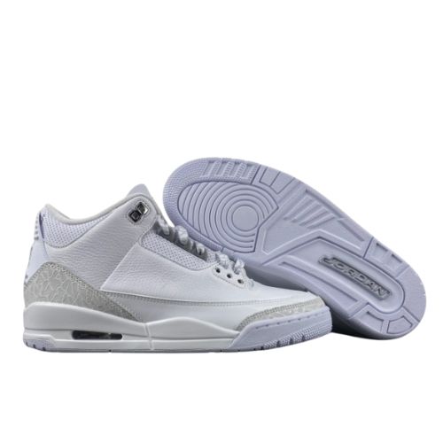 Air Jordan Retro 3 "Pure Money" Blanco - Imagen 4