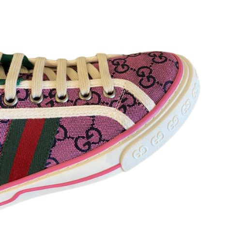 Zapatillas Gucci Tennis 1977 High Top GG "Rosa" + CAJA - Imagen 3