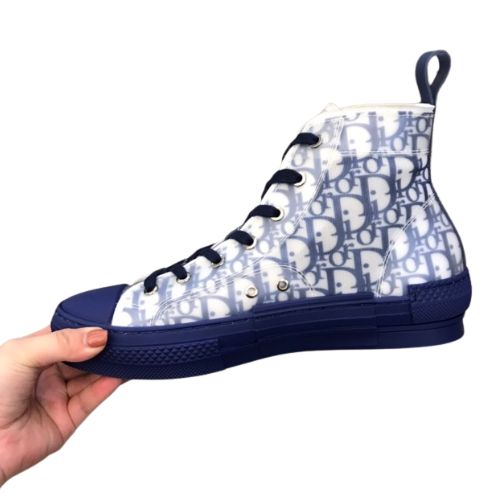 Zapatillas Dior B23 High-Top "Azul" + CAJA - Imagen 2