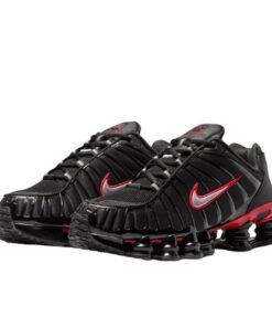 NIKE SHOX TL "Negro Rojo Universitario"