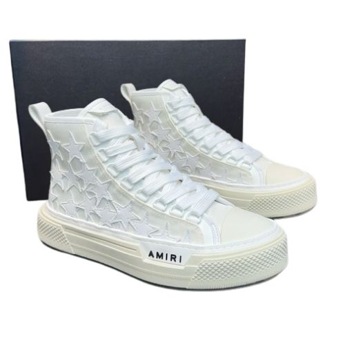 AMIRI Stars Court High "Blanco" + CAJA