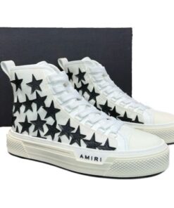 AMIRI Stars Court High "Blanco y Negro" + CAJA