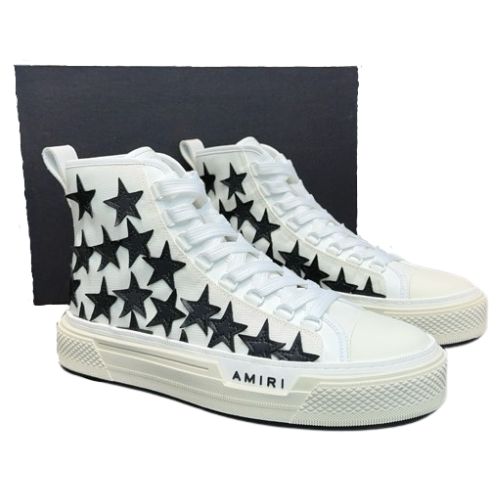 AMIRI Stars Court High "Blanco y Negro" + CAJA
