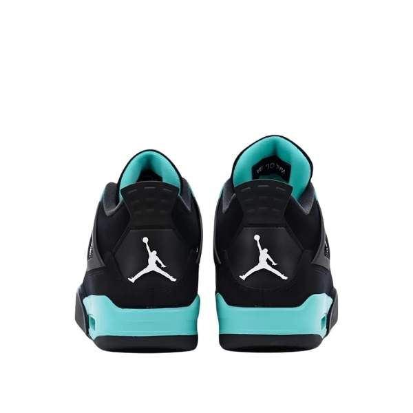Air Jordan Retro 4 "Tiffany Blue" Negro Celeste - Imagen 2