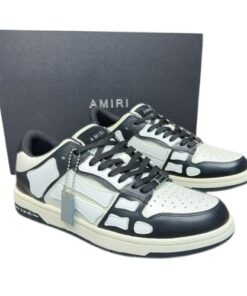 AMIRI Skel Top Low "Negra/Blanca" + CAJA