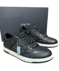 AMIRI Skel Top Low "Negra" + CAJA