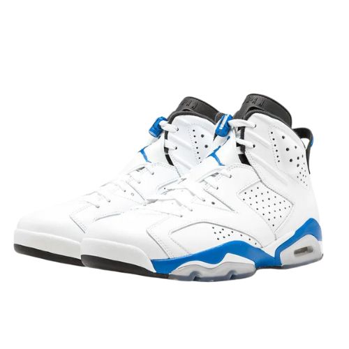 Air Jordan Retro 6 "Sport Azul" Blanco