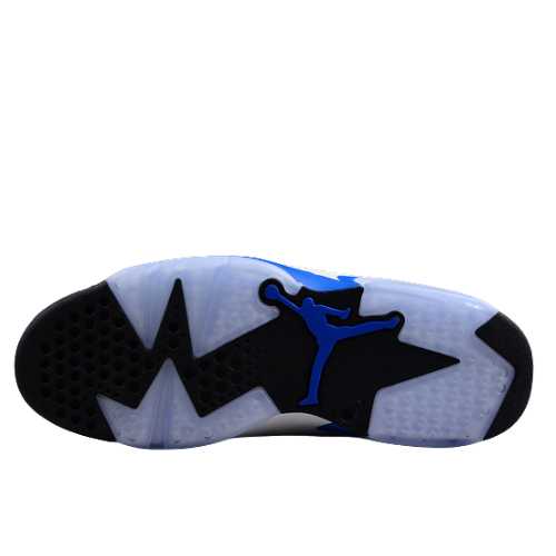 Air Jordan Retro 6 "Sport Azul" Blanco - Imagen 3