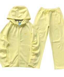 Conjunto Polerón Buzo NIKE TECH x NOCTA "Amarillo" Algodón Real