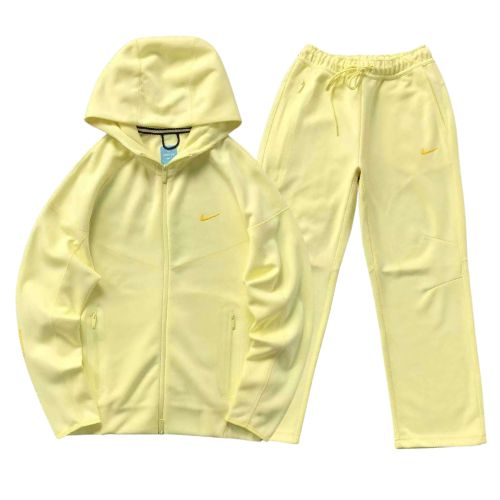 Conjunto Polerón Buzo NIKE TECH x NOCTA "Amarillo" Algodón Real