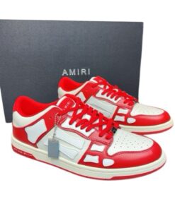 AMIRI Skel Top Low "Rojo/Blanco" + CAJA