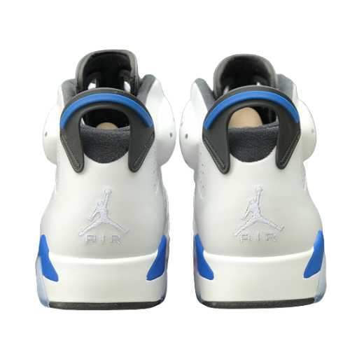 Air Jordan Retro 6 "Sport Azul" Blanco - Imagen 2