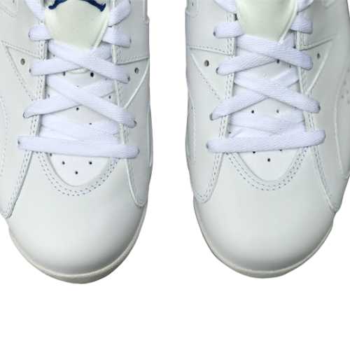 Air Jordan Retro 6 "Sport Azul" Blanco - Imagen 4