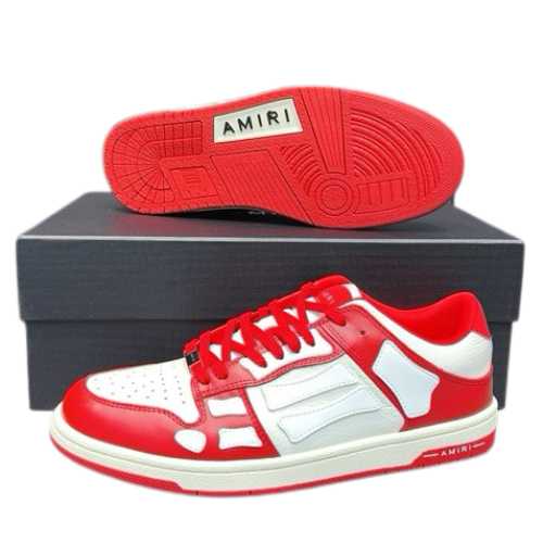 AMIRI Skel Top Low "Rojo/Blanco" + CAJA - Imagen 3