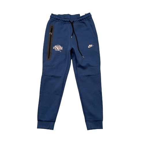 Pantalon Buzo NIKE TECH x SYNA CENTRAL CEE "Negro/Azul" Algodón ALTA CALIDAD