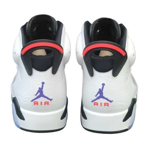 Air Jordan Retro 6 "Flint Grey" Blanco Gris - Imagen 2