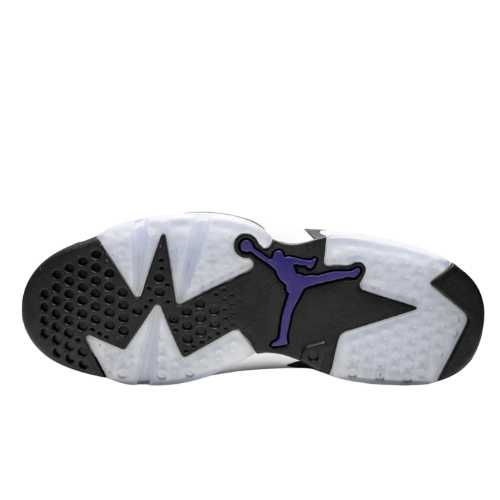 Air Jordan Retro 6 "Flint Grey" Blanco Gris - Imagen 3