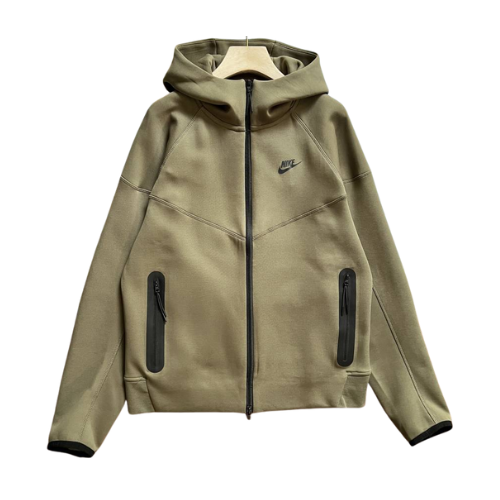 Polerón NIKE TECH FLEECE SPORTSWEAR "Verde" Algodón Alta Calidad