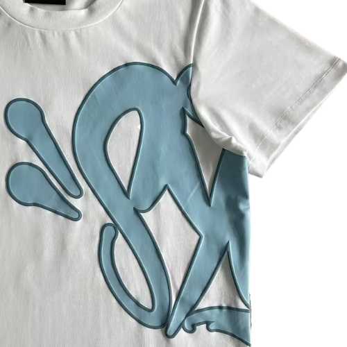 Conjunto SYNA WORLD Verano Polera Short "Blanco Celeste" ALGODÓN + BOLSA & ACCESORIOS - Imagen 7