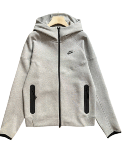 Polerón NIKE TECH FLEECE SPORTSWEAR "Gris" Algodón Alta Calidad