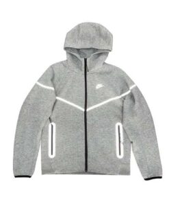 Polerón NIKE TECH 2025 "REFLECTANTE" Algodón Premium Gris