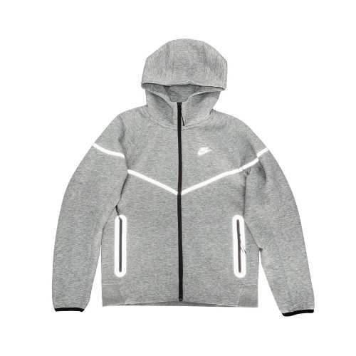 Polerón NIKE TECH 2025 "REFLECTANTE" Algodón Premium Gris