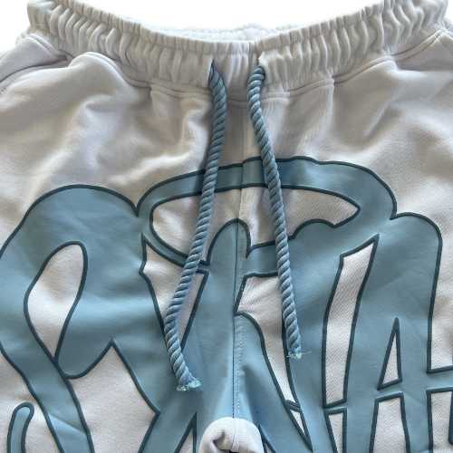 Conjunto SYNA WORLD Verano Polera Short "Blanco Celeste" ALGODÓN + BOLSA & ACCESORIOS - Imagen 4
