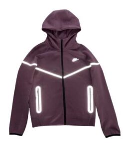 Polerón NIKE TECH 2025 "REFLECTANTE" Algodón Premium Morado