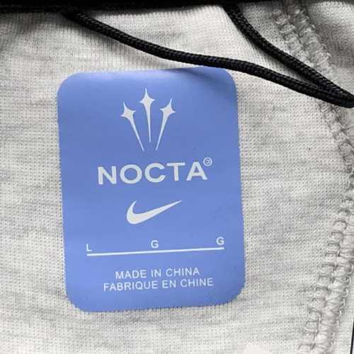 Polerón NIKE TECH x NOCTA «Gris/Negro» Algodón Alta Calidad - Imagen 4