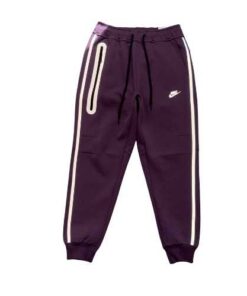 Pantalón Buzo NIKE TECH 2025 "REFLECTANTE" Algodón Premium Morado