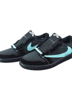 Air Jordan Retro 1 "Tiffany Travis Scott" Negro Celeste