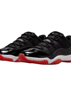 Air Jordan Retro 11 LOW "BRED" Negras Rojo