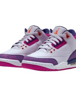 Air Jordan Retro 3 "Barely Grape Pink Purple" Rosa Morado