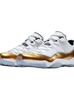 Air Jordan Retro 11 LOW "Closing Ceremony" Blanco Dorado