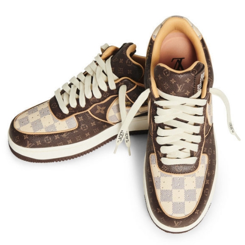 Nike Air Force 1 "LV Louis Vuitton" Cafe - Imagen 2