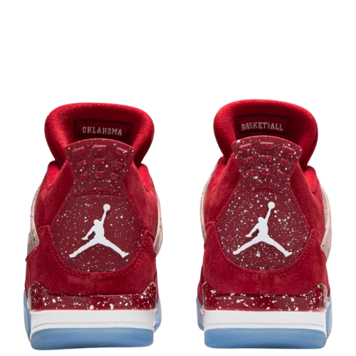 Air Jordan Retro 4 "Oklahoma Sooners PE" Rojas - Imagen 2