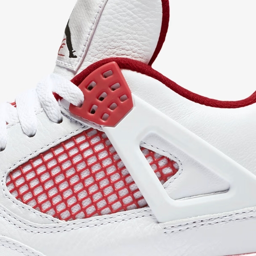 Air Jordan Retro 4 "ALTERNATE 89" Blanco Rojo - Imagen 4