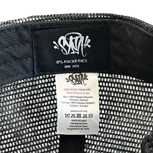 Gorra Syna World "Negro, Gris, Blanco" ALTA CALIDAD - Imagen 5