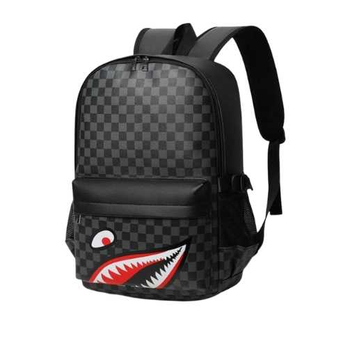 MOCHILAS SHARK BAPE LV LOUIS VUITTON x SprayGround "20L" Cuadros - Imagen 3