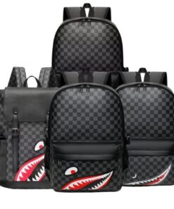 MOCHILAS SHARK BAPE LV LOUIS VUITTON x SprayGround "20L" Cuadros