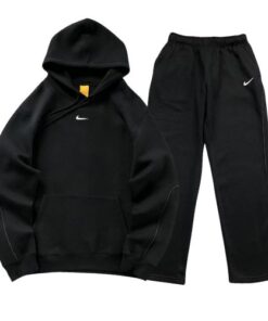 Conjunto Polerón Buzo NIKE x NOCTA "Negro" Algodón Real
