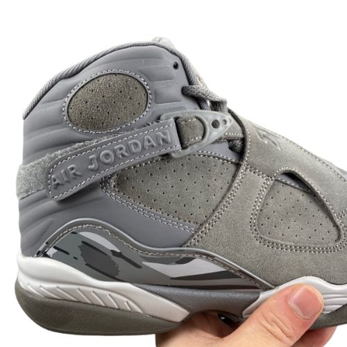 Air Jordan Retro 8 "WOLF Cool Grey Gris Frio" - Imagen 4