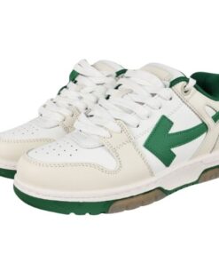OFF-WHITE Out of Office "Beige Green White" - "Beige Verde Blanco"